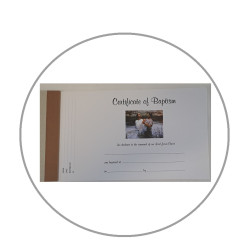 Baptism Certificates (50 x colour)